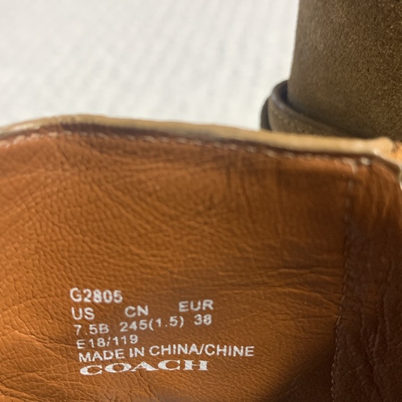 Coach Boots size 7.5 B - Picture 3 of 16